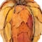 10" Orange & Brown Fall Harvest Tabletop Pumpkin